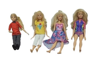 Barbie Doll Lot with Clothes Genuine Mattel (Lot of 4) in Good Condition L9 - Picture 1 of 10