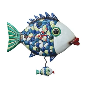 RELOJ DE PARED DE DISEÑO ALLEN P1766 LABIOS DE PESCADO - Imagen 1 de 3