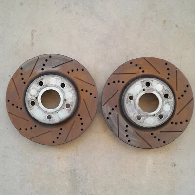 Par de frenos delanteros ranurados/taladrados de repuesto para LEXUS IS350 GS300 06-13 Foto 1 de 4