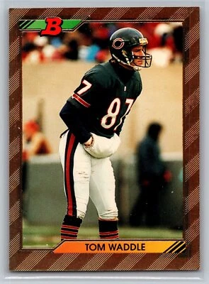 1992 Bowman #313 Tom Waddle BEARS (A) - Image 1 of 2