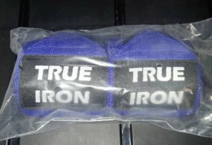 Avvolgitori da polso con pinza resistente Powerlifting marca True Iron (coppia) - 36", NUOVI!!! - Foto 1 di 4