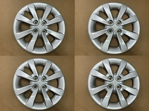 Set of 4 Wheel Cover Hub Cap Brand New Original Kia 2012-13-14-15-16-17 Kia RIO - Picture 1 of 4