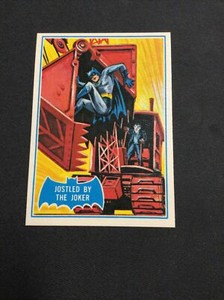 1989 Topps Batman Deluxe Reissue Edition Blue Bat Jostled by the Joker #30B