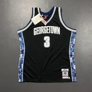 100% Authentic Allen Iverson Mitchell & Ness 95 96 Georgetown Hoyas Jersey 48 XL - Picture 1 of 6