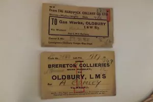More details for wagon labels.    oldbury.
