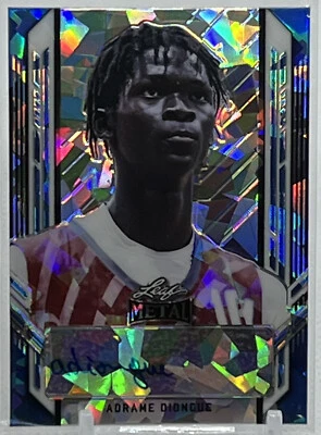 💥ADRAME DIONGUE AUTO ROOKIE 2022💥LEAF BLUE CYRSTALS BASKETBALL AUTO💥LE #/25🔥 - Image 1 of 3