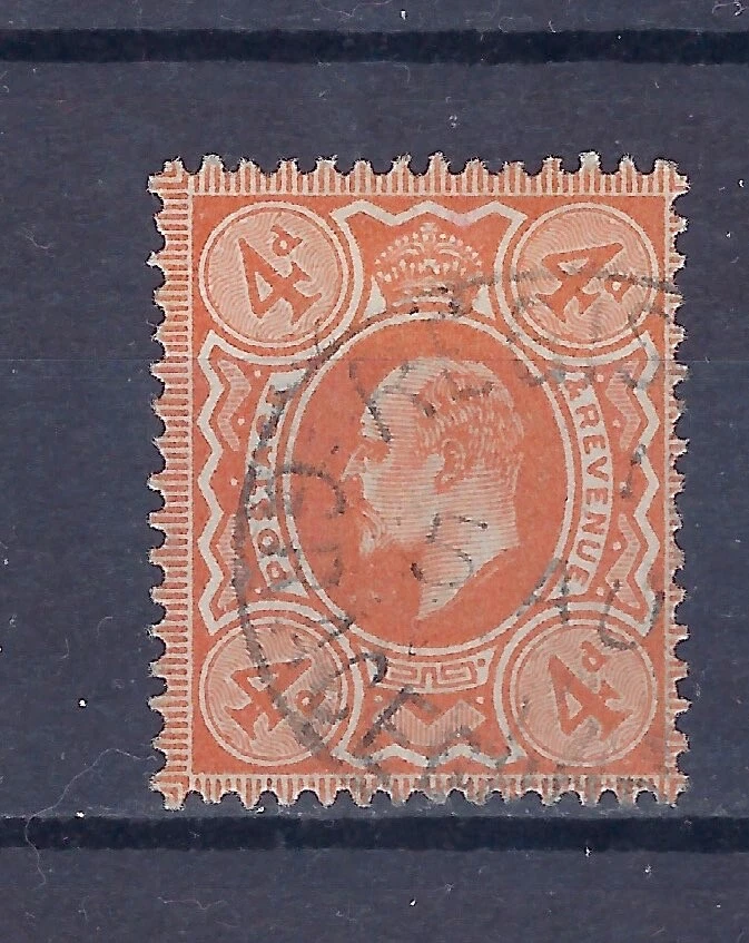 GB  "KE VII  4p   Sc#144"  CV $17 (GB302)* - Image 1 of 1