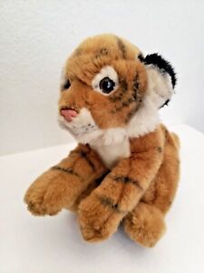 Animal Alley Bengal Tiger Cub Plush Stuffed Animal Toys R Us Tan Brown 