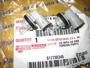Toyota License Plate Lights w Bulbs 4Runner Tacoma Tundra Pickup Genuine OEM NEW - Picture 1 of 2