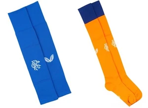 Calcetines de fútbol Rangers Home & Away adultos pie completo y sin pies producto oficial - Imagen 1 de 5