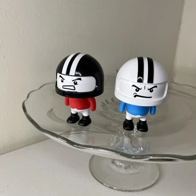 2 Road Rage Sharper Image RC Bumper Cars Action Figures small scratches helmet - Image 1 of 4