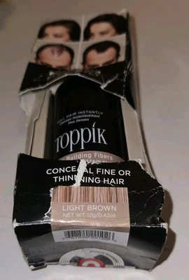 Toppix Fibras Cabello Completo Instantáneamente para Hombres Mujeres Marrón Claro 0.42 OZ Nuevo Foto 1 de 3