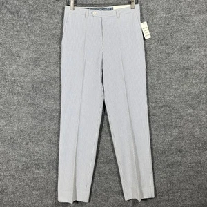 VINTAGE Lauren Ralph Lauren Seersucker Pants Boys Size 18R 29x29 Trousers NWT! - Picture 1 of 21