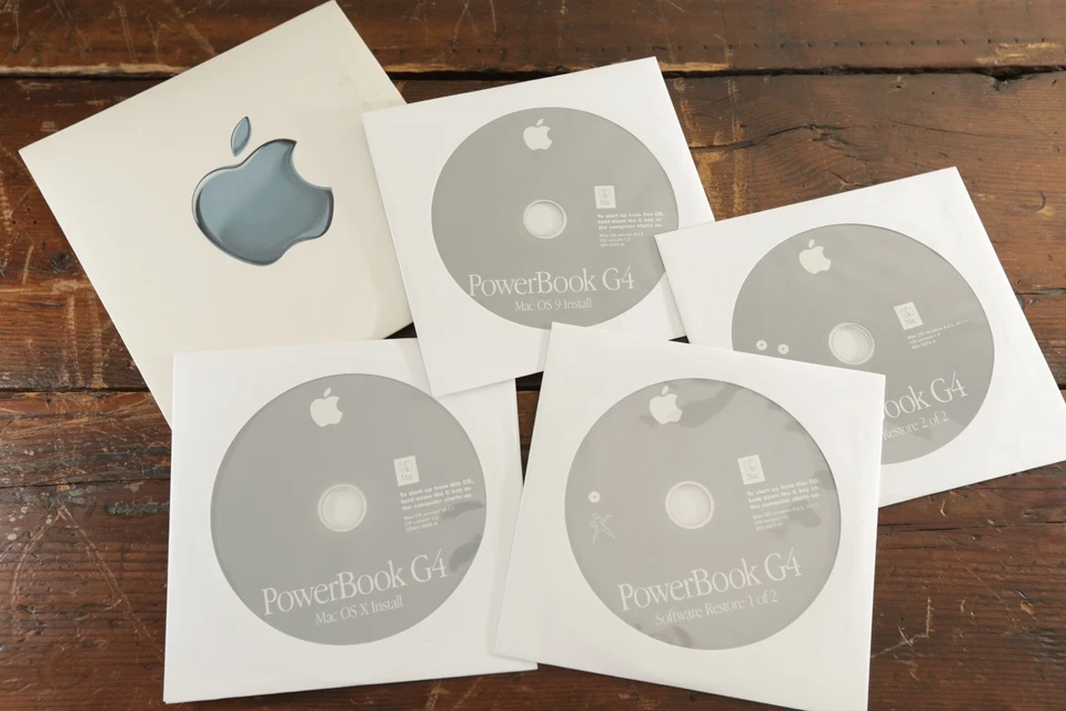 APPLE PowerBook G4 MAC OS X 9 Install Disc Software Restore Disc Untested USED - Image 1 of 1