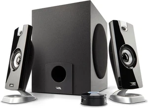 Cyber Acoustics CA-3090 2.1 Speaker System with Subwoofer 18W of Black - Picture 1 of 8