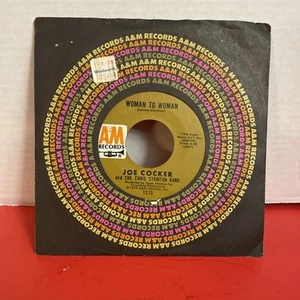 Vintage 45 Record JOE COCKER WOMAN TO WOMAN - MIDNIGHT RIDER AM RECORDS 1370 - Imagen 1 de 4