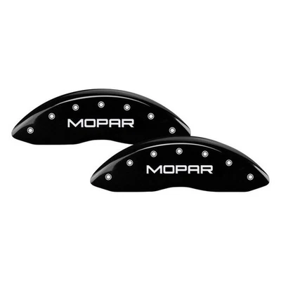 For Jeep Grand Cherokee 21-24 Caliper Covers Gloss Black Caliper Covers w Mopar Foto 1 de 3
