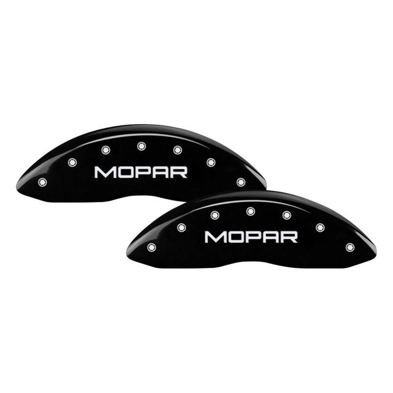 For Jeep Grand Cherokee 21-24 Caliper Covers Gloss Black Caliper Covers w Mopar Foto 1 de 3