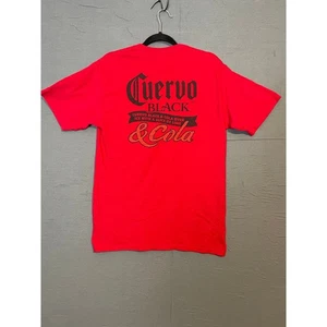Red T Hanes with „CUERVO BLACK & COLA OVER ICE“ Size M - Bild 1 von 3