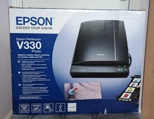 Epson Perfection V330 Photo Scanner Flat Bed and Negative and Slide guides used - Photo 1/5