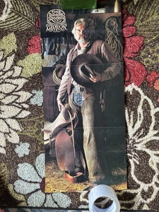 Original 1980 KENNY ROGERS "Gideon" Poster Country Music Promo Rare - Picture 1 of 4