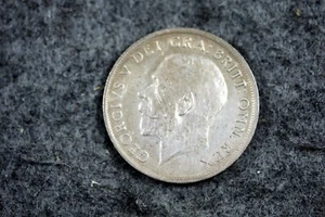 1917 - Georgivs V Dei Gra Britt Omn Rex Fid Def Ind Imp Onbe Shilling!! #J06547 - Picture 1 of 2