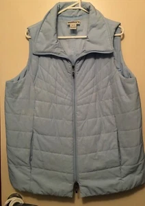 'MILLERS' SLEEVELESS WINTER VEST~PALE BLUE~ SZ 16 VGC - Picture 1 of 3
