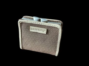 Vintage Liz Claiborne Monogram Kisslock Compact Coin Wallet Change Purse NEW - Picture 1 of 8