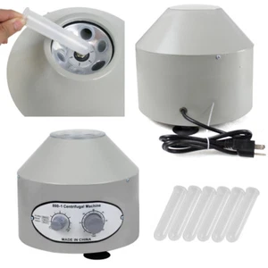 Electric Centrifuge Machine Lab Laboratory Medical 800-1 4000RPM w/ 6x20ml Rotor - Picture 1 of 12