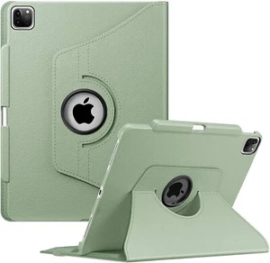 For iPad Pro 12.9 4th Gen 2020/3rd Gen 2018 Rotating Case Smart Stand Cover - Picture 1 of 24