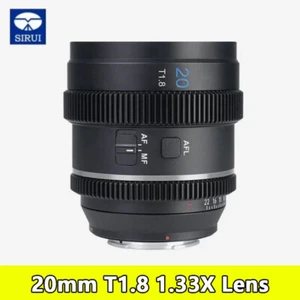 Sirui 20mm T1.8 1.33X S35 AF Anamorphic Lens for Sony E Nikon Z Fuji X Marco 4/3 - Picture 1 of 11