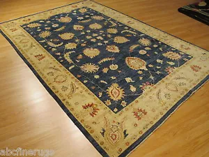 7x10 AFGHAN-REFUGEE ANTIQUE VEGETABLE-DYE HANDMADE-KNOTTED WOOL RUG 582128 - Picture 1 of 11
