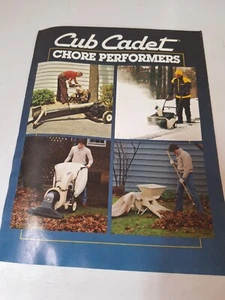 Original Cub Kadett ~ Hausarbeit Darsteller Schneewerfer Blocksplitter Händler Broschüre - Bild 1 von 9