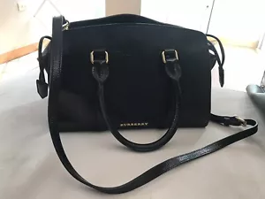 Authentische gebrauchte Burberry Schulranzen - 100 % Kalbsmaserung Leder - Bild 1 von 12