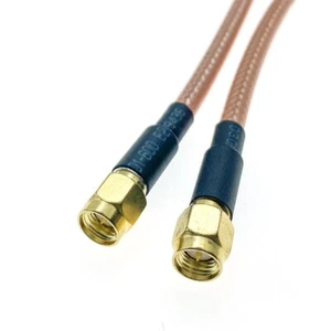 SMA male to SMA male plug RG400 cable Coaxial High quality RF 50ohm Lot - Picture 1 of 7