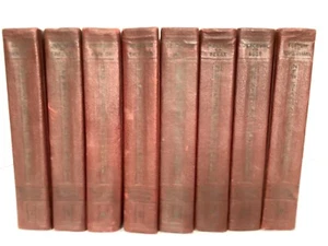 Vintage1942 New Standard Encyclopedia Pictorial Edition Vol.1 & 3-9 Red Books - Picture 1 of 12