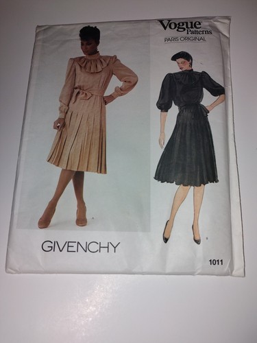 Cintura abito VOGUE PARIS ORIGINALE GIVENCHY 1011 Misses' taglia 12 NON TAGLIATA