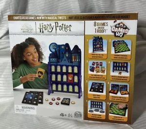 Harry Potter 8 Games Checkers Tic Tac Toe Memory Match Go Fish Bingo Card Games - Picture 1 of 2