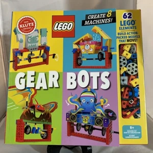 Klutz: LEGO Gear Bots Book, 62 LEGO Elements, Create 8 Machines - Picture 1 of 3