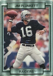 ACTIONPACKTE BRAILLE Jim Plunkett INSERT RAIDERS Stanford - Bild 1 von 2