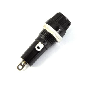10 × Panel Mounting Screw Cap Fuse Holder Socket for Glass Tube Fuses 5*20mm - Picture 1 of 3