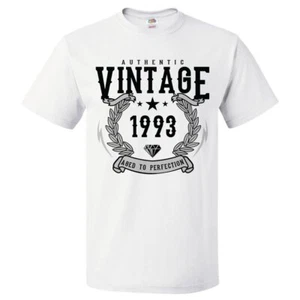 32nd Birthday Gift For 32 Year Old 1993 Aged To Perfection T Shirt - Picture 1 of 1
