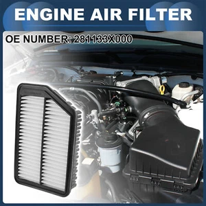 Car Engine Air Filter No.281133X000 for Hyundai Elantra 1.8L 2.0L 2011-2016 1 Pc - Picture 1 of 6
