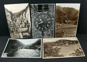 5 x Devon Postkarten Clovelly, Buckland, Ilfracombe, Single Bridge, Kingswear - Bild 1 von 5