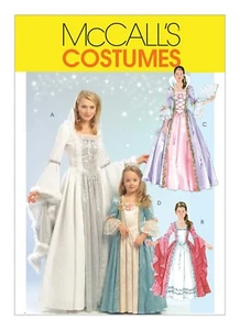 McCall's SEWING PATTERN M5731 Misses' Or Kids' Princess Costumes - Picture 1 of 8