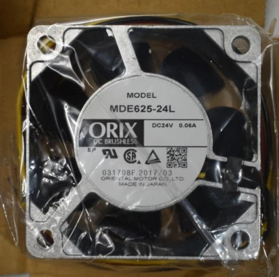 Новый осевой вентилятор ORIX Oriental Motor MDE625-24L 24 В постоянного тока, 0,06 А - Изображение 1 из 2