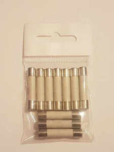 10x 10pcs 5A 5 Amp 3AG Ceramic Fuse Fast / Quick Blow - Picture 1 of 3