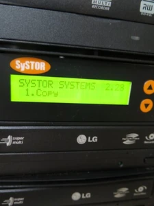 Systor Duplicator 2 TO 1 Burner CD DVD Duplication Tower WORKS - Afbeelding 1 van 6