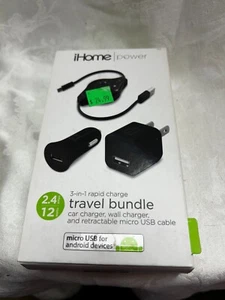 iHome Power Pack Voyage Charge Rapide 3 en 1 (12W) - Noir - Photo 1 sur 4