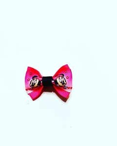 Handmade Hair Bows - Disney - Mickey and Friends - Minnie  #5 Small Bow - Picture 1 of 1